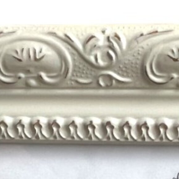 ROOSTER DRAWING White Ornate Cream Frame Signed Pencil Drawing 10.75" x  7.75" H - Picture 8 of 12